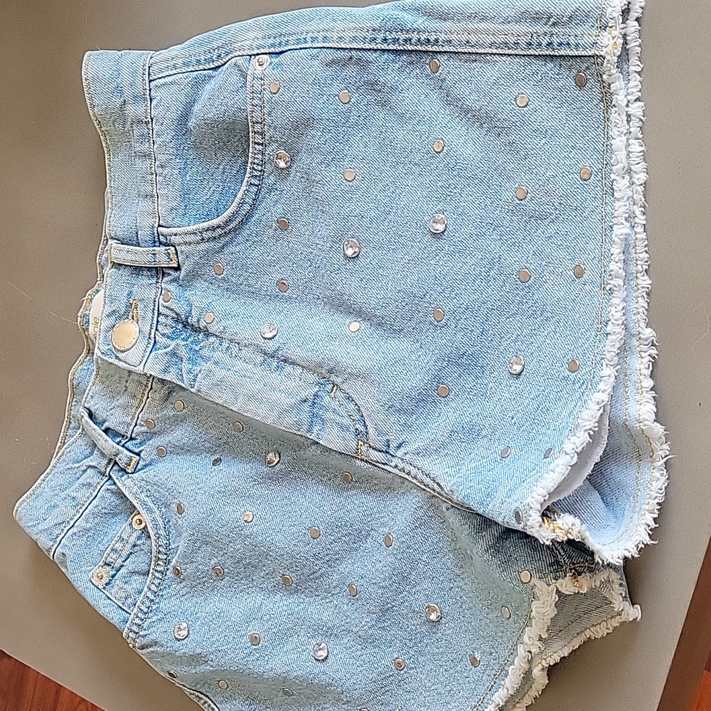 Maje Denim Short Size S - Picture 5 of 14